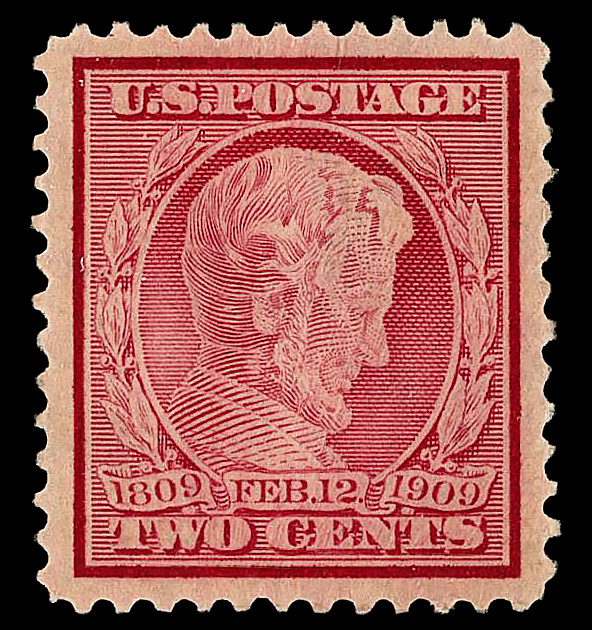 USA Scott 367 stamp scan submitted for PSE grading